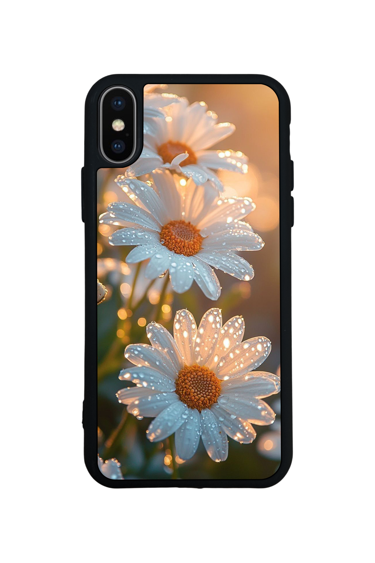 iPhone XS Max Uyumlu Cicek Tasarımlı Glossy Premium Kılıf