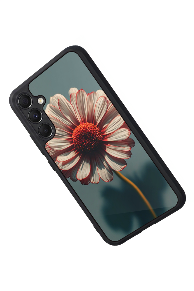 Samsung Galaxy A34 Uyumlu Cicek Tasarımlı Glossy Premium Kılıf