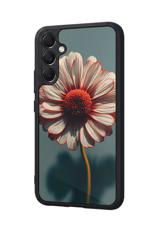 Samsung Galaxy A34 Uyumlu Cicek Tasarımlı Glossy Premium Kılıf