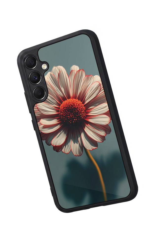Samsung Galaxy A34 Uyumlu Cicek Tasarımlı Glossy Premium Kılıf