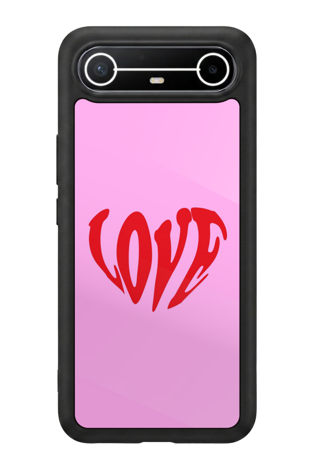 Tecno Spark Slim 5G Uyumlu Kalp Love Tasarımlı Glossy Premium Kılıf