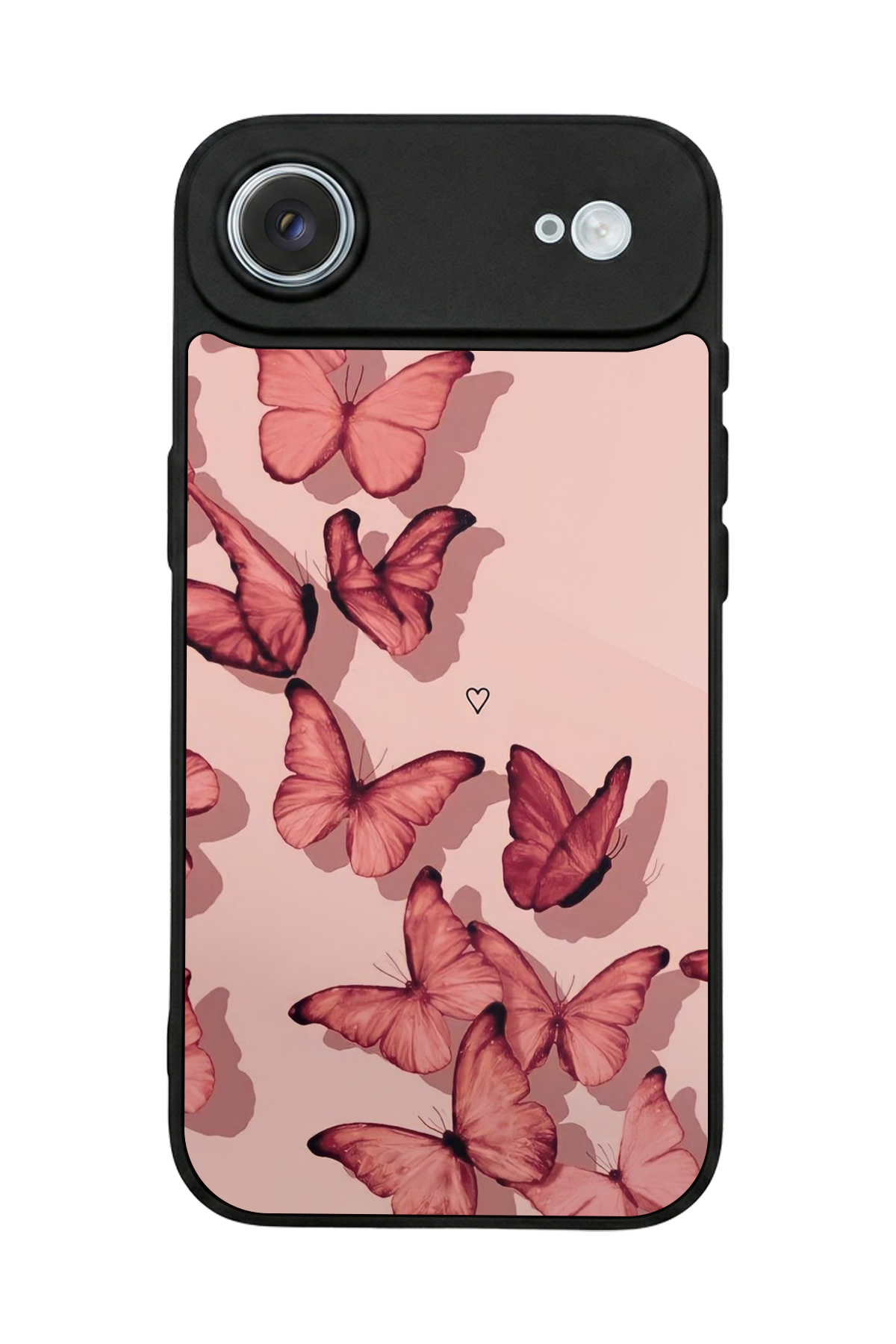 iPhone 17 Air Uyumlu Kelebek Tasarımlı Glossy Premium Kılıf