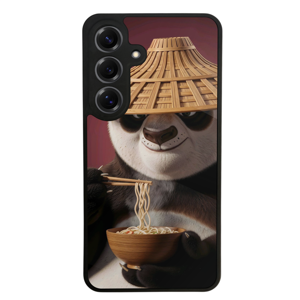 Samsung Galaxy S25 Uyumlu Kung Fu Panda Tasarımlı Glossy Premium Kılıf