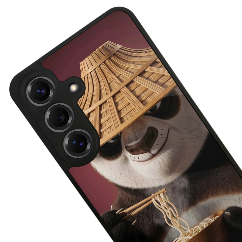 Samsung Galaxy S25 Uyumlu Kung Fu Panda Tasarımlı Glossy Premium Kılıf