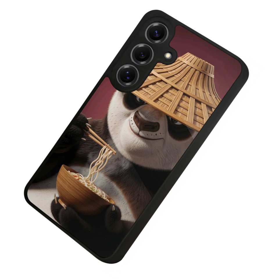 Samsung Galaxy S25 Uyumlu Kung Fu Panda Tasarımlı Glossy Premium Kılıf