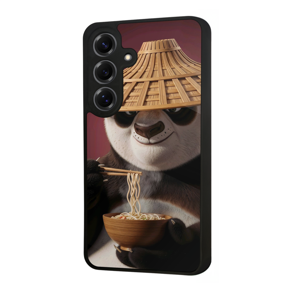 Samsung Galaxy S25 Uyumlu Kung Fu Panda Tasarımlı Glossy Premium Kılıf