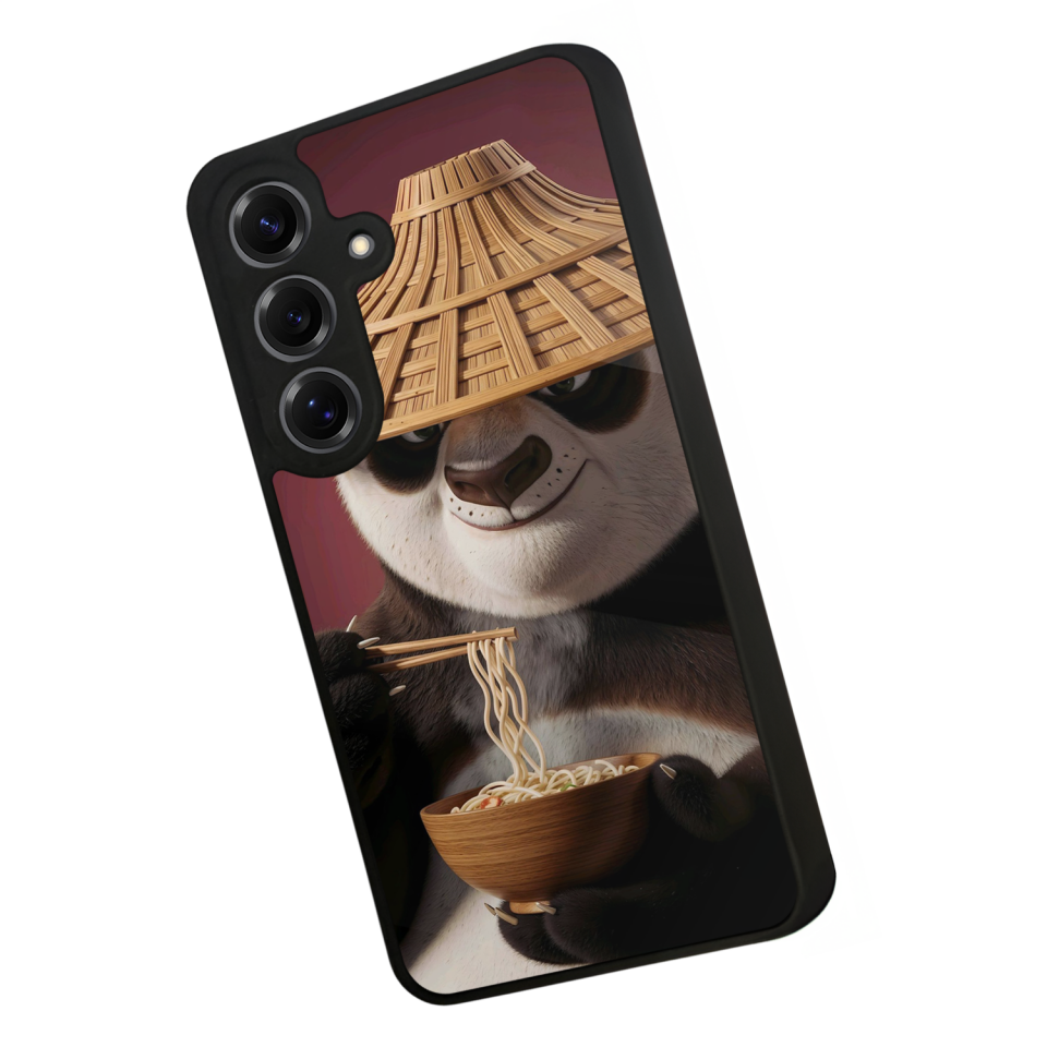 Samsung Galaxy S25 Uyumlu Kung Fu Panda Tasarımlı Glossy Premium Kılıf