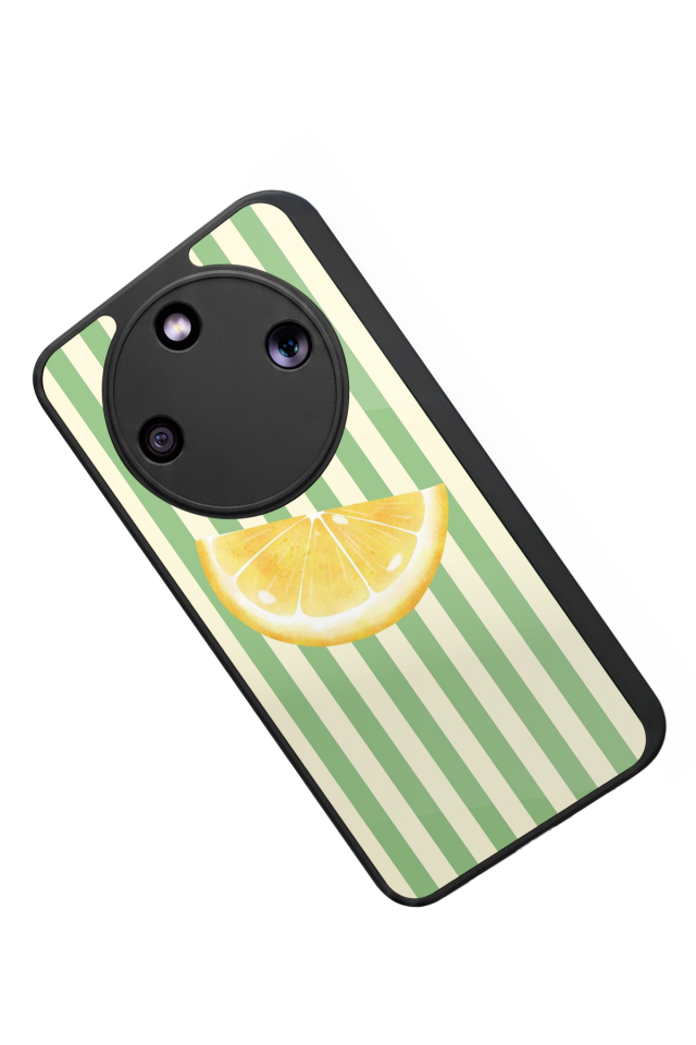 Honor Magic 8 Lite Uyumlu Limon Tasarımlı Glossy Premium Kılıf
