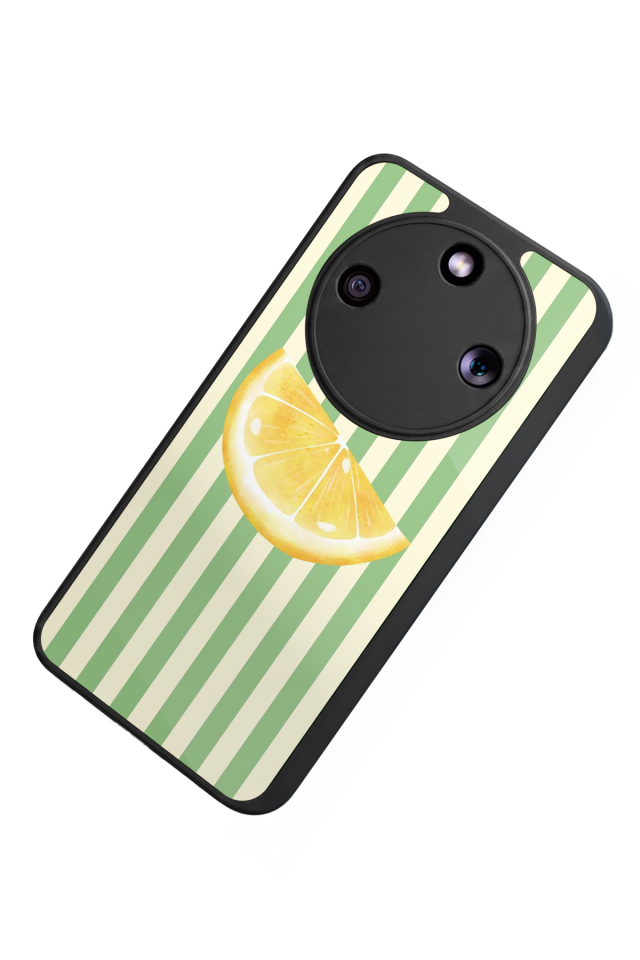 Honor Magic 8 Lite Uyumlu Limon Tasarımlı Glossy Premium Kılıf