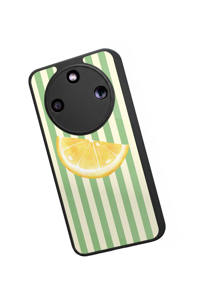Honor Magic 8 Lite Uyumlu Limon Tasarımlı Glossy Premium Kılıf