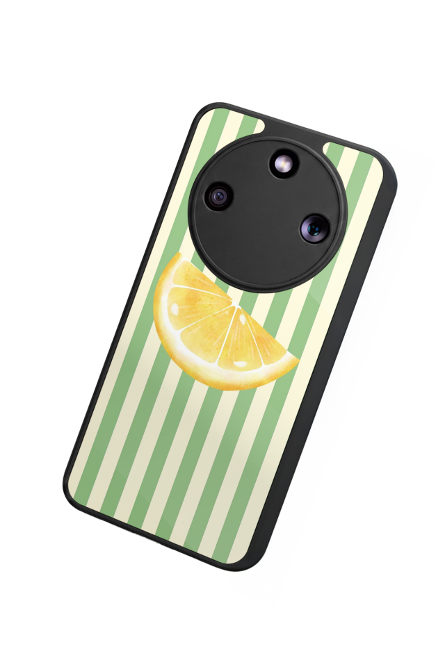 Honor Magic 8 Lite Uyumlu Limon Tasarımlı Glossy Premium Kılıf