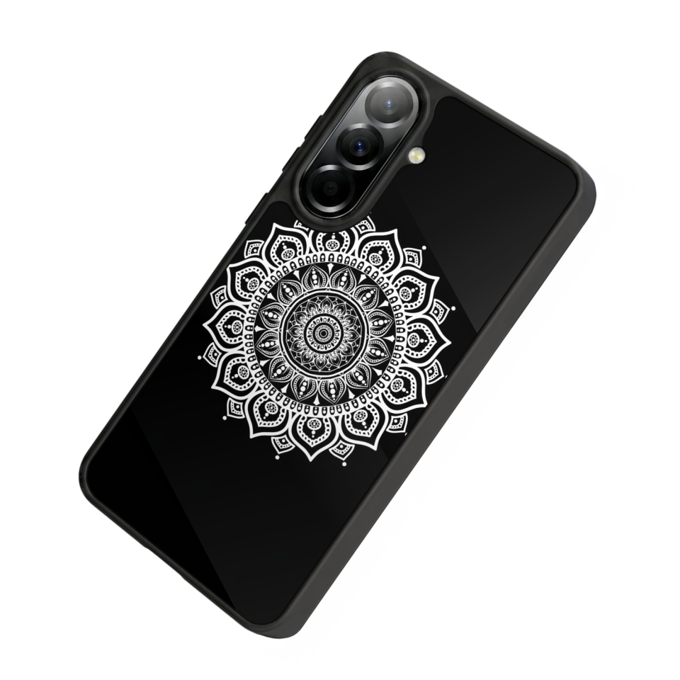 Samsung Galaxy A37 Uyumlu Mandala Tasarımlı Glossy Premium Kılıf