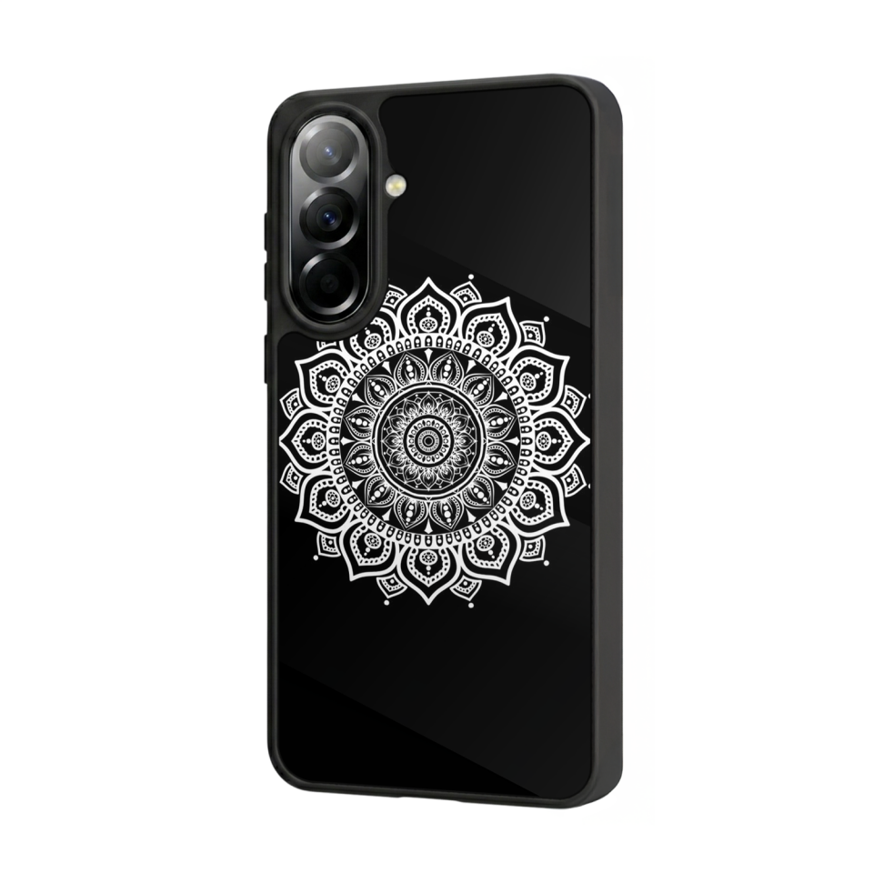 Samsung Galaxy A37 Uyumlu Mandala Tasarımlı Glossy Premium Kılıf