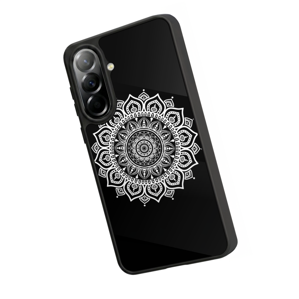 Samsung Galaxy A37 Uyumlu Mandala Tasarımlı Glossy Premium Kılıf