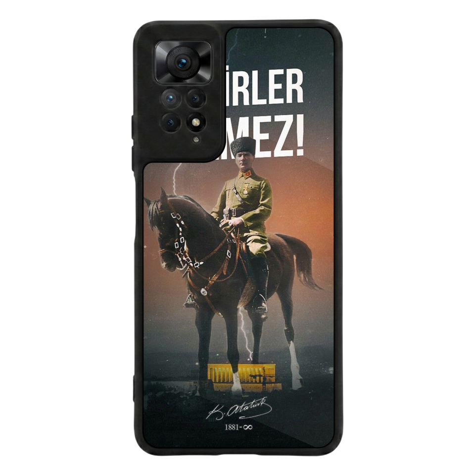 Xiaomi Redmi Note 11 Pro Uyumlu Mustafa Kemal Ataturk Tasarımlı Glossy Premium Kılıf