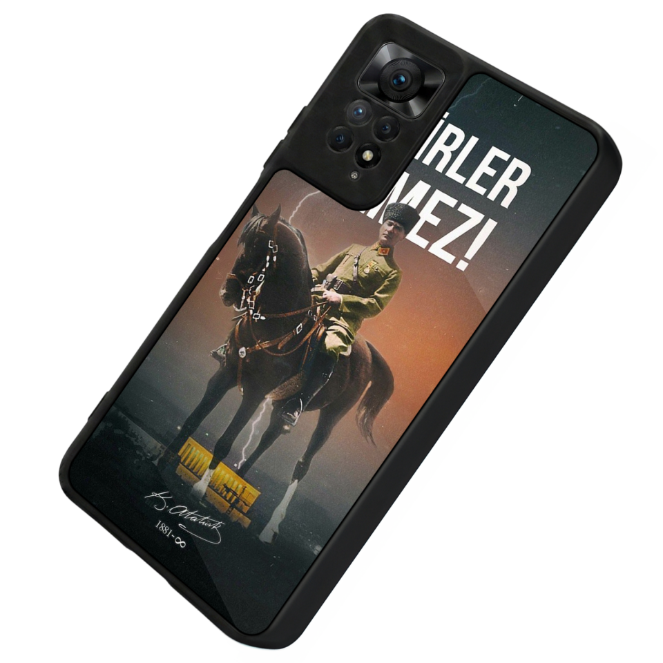 Xiaomi Redmi Note 11 Pro Uyumlu Mustafa Kemal Ataturk Tasarımlı Glossy Premium Kılıf