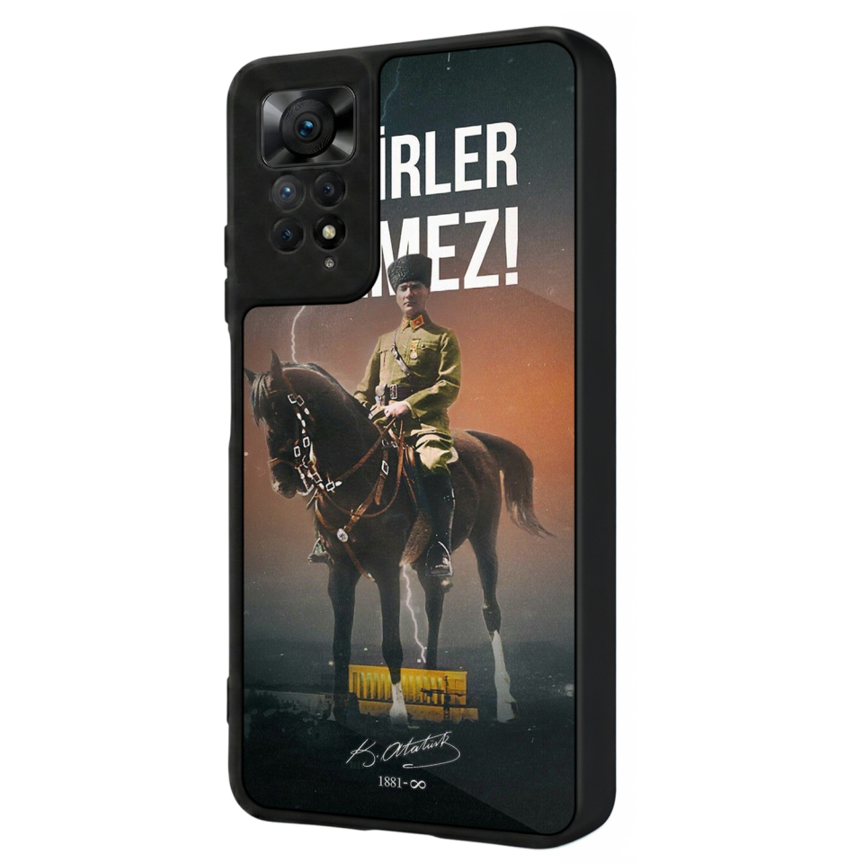 Xiaomi Redmi Note 11 Pro Uyumlu Mustafa Kemal Ataturk Tasarımlı Glossy Premium Kılıf