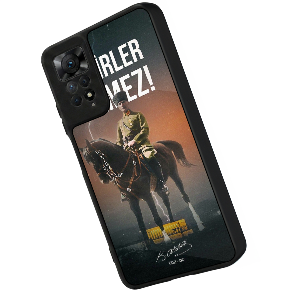 Xiaomi Redmi Note 11 Pro Uyumlu Mustafa Kemal Ataturk Tasarımlı Glossy Premium Kılıf