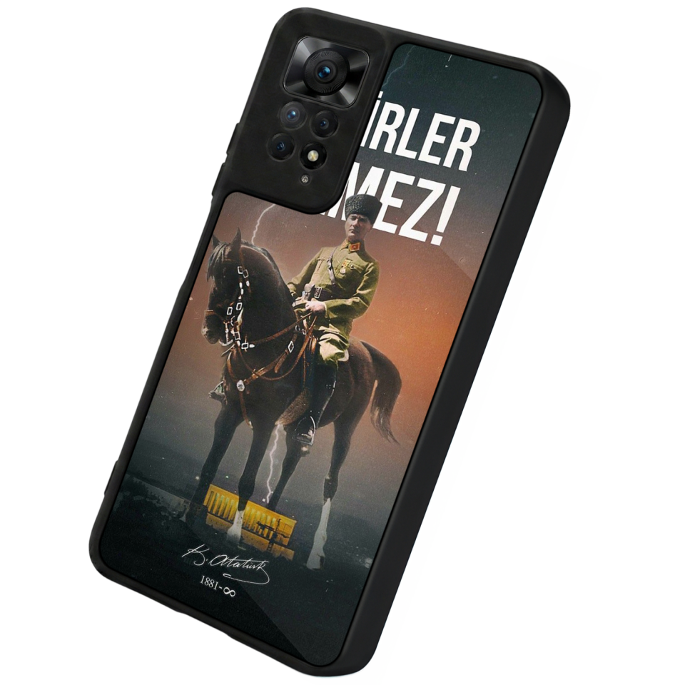 Xiaomi Redmi Note 11 Pro Uyumlu Mustafa Kemal Ataturk Tasarımlı Glossy Premium Kılıf