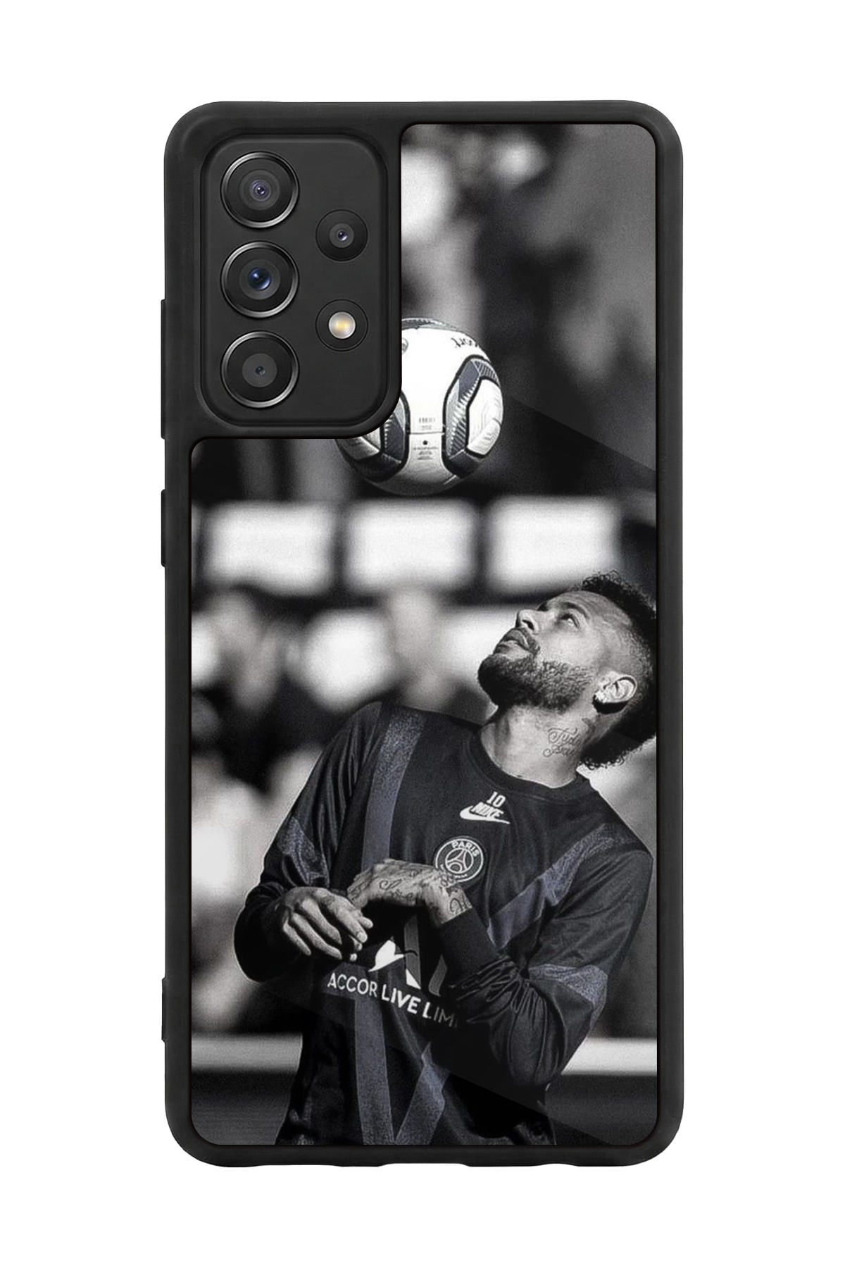 Samsung Galaxy A72 Uyumlu Neymar Tasarımlı Glossy Premium Kılıf