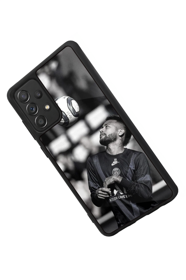 Samsung Galaxy A72 Uyumlu Neymar Tasarımlı Glossy Premium Kılıf