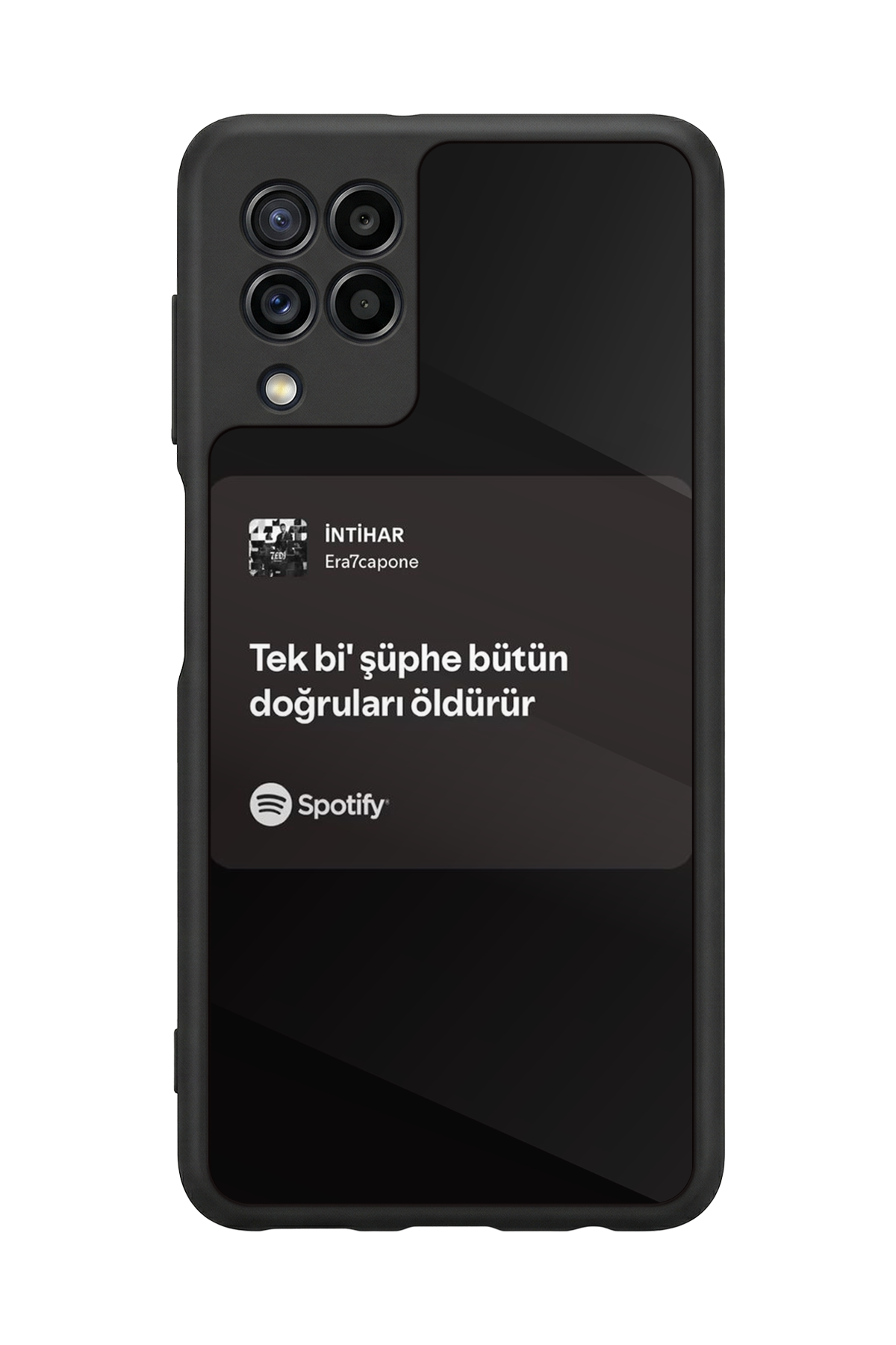 Samsung Galaxy M32 Uyumlu Sarki Sozleri Tasarımlı Glossy Premium Kılıf