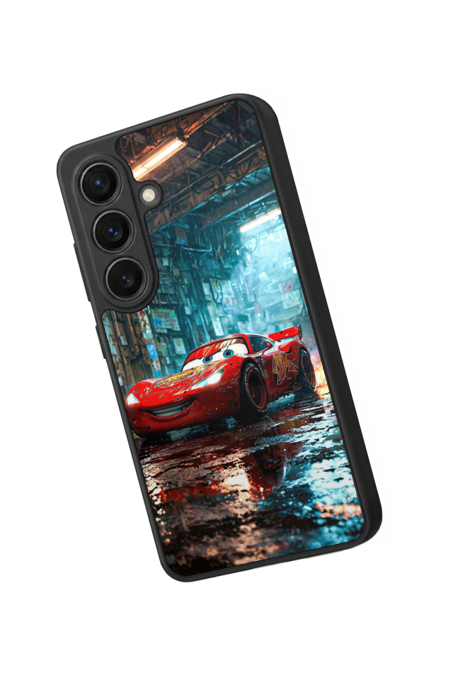 Samsung Galaxy S26 Uyumlu Şimsek McQueen Tasarımlı Glossy Premium Kılıf
