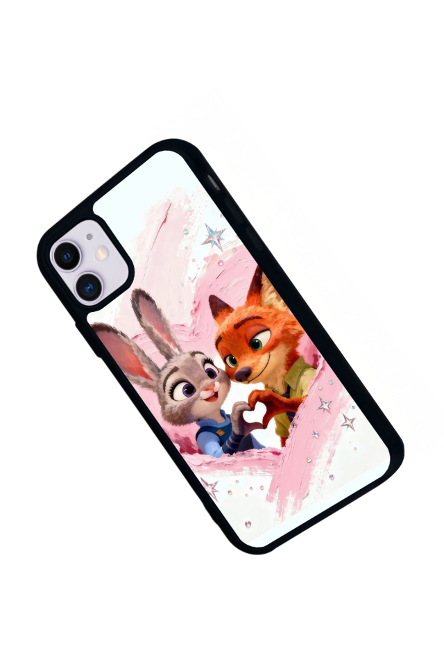 iPhone 11 Uyumlu Zootropolis Tasarımlı Glossy Premium Kılıf