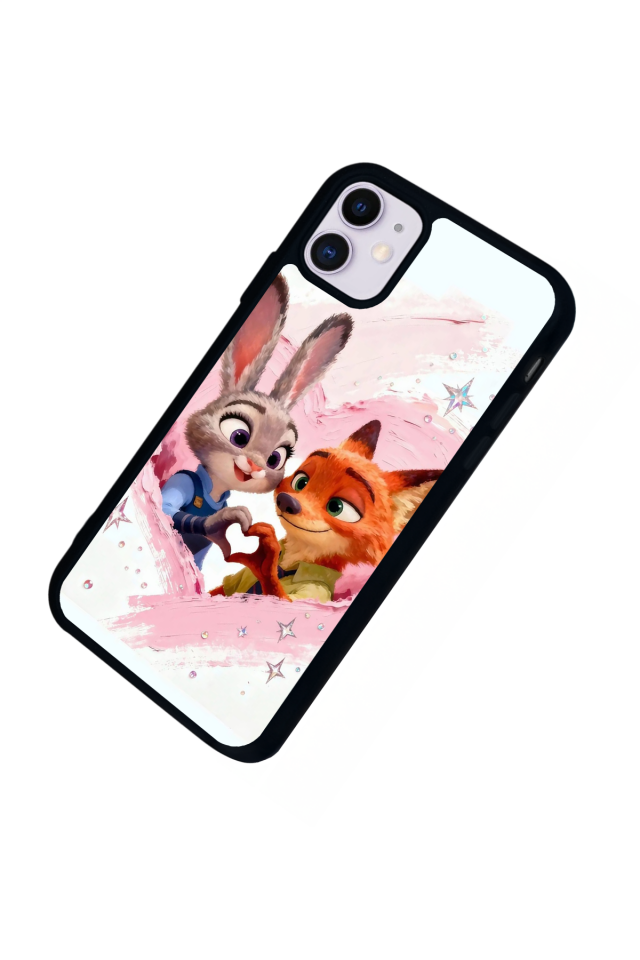 iPhone 11 Uyumlu Zootropolis Tasarımlı Glossy Premium Kılıf