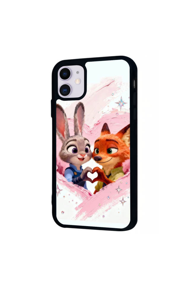 iPhone 11 Uyumlu Zootropolis Tasarımlı Glossy Premium Kılıf