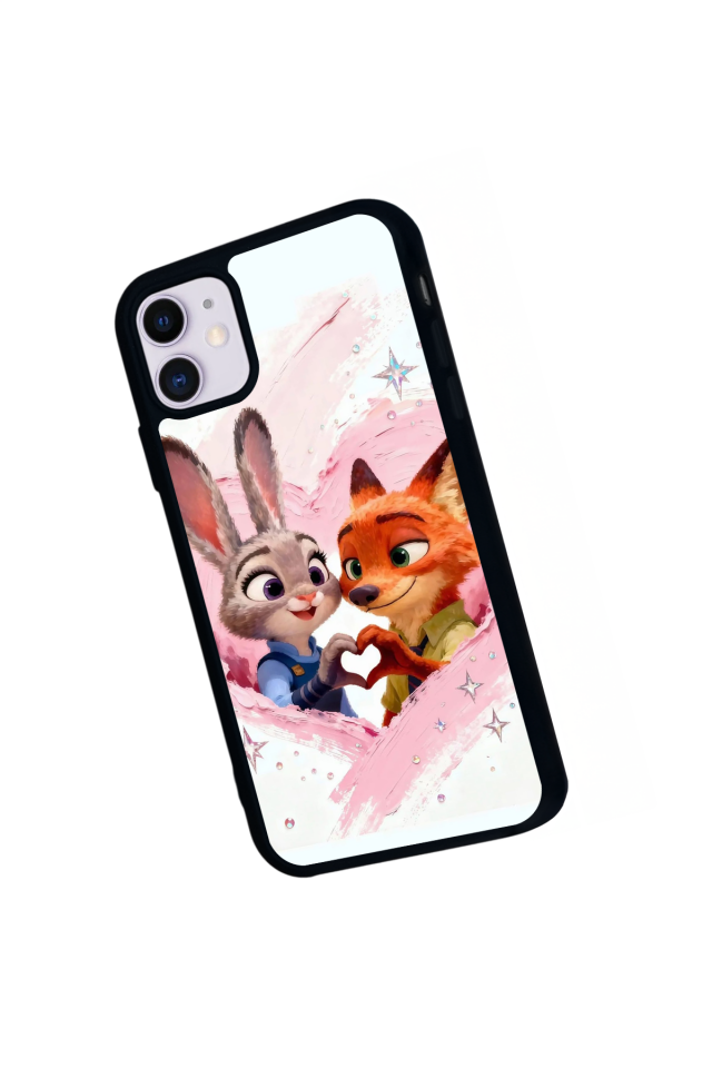 iPhone 11 Uyumlu Zootropolis Tasarımlı Glossy Premium Kılıf