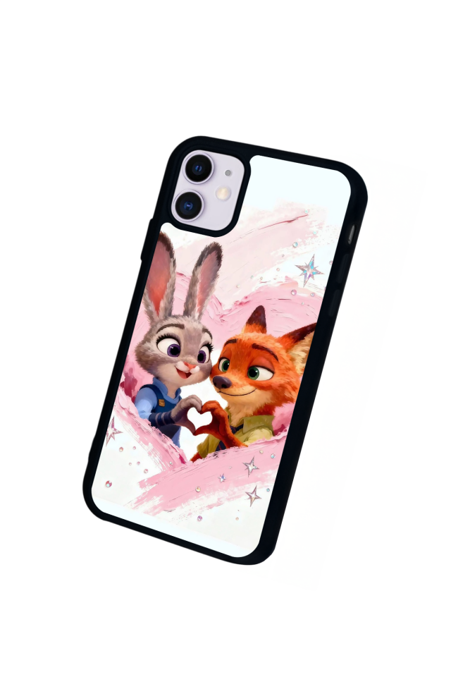 iPhone 11 Uyumlu Zootropolis Tasarımlı Glossy Premium Kılıf
