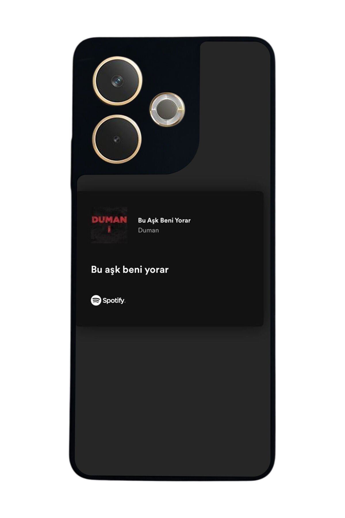 Oppo A5 Pro Uyumlu Sarki Sozleri Tasarımlı Glossy Premium Kılıf