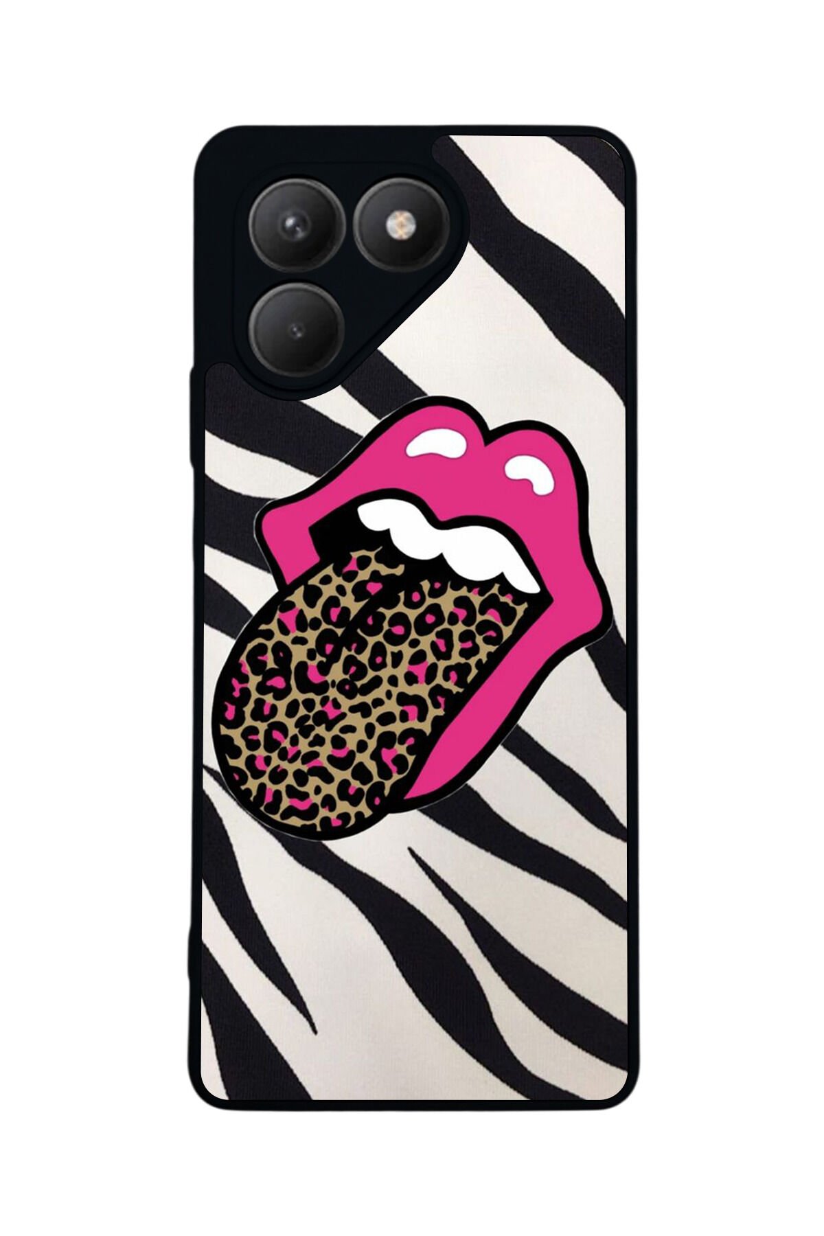 Tecno Pova 7 Mat Uyumlu Siyah Kılıf – Yumuşak Silikon, Koruyucu, Şok Emici Kapak