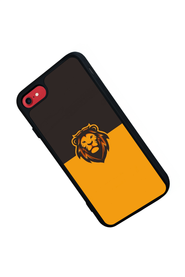 iPhone 8 Uyumlu Aslan Tasarımlı Glossy Premium Kılıf