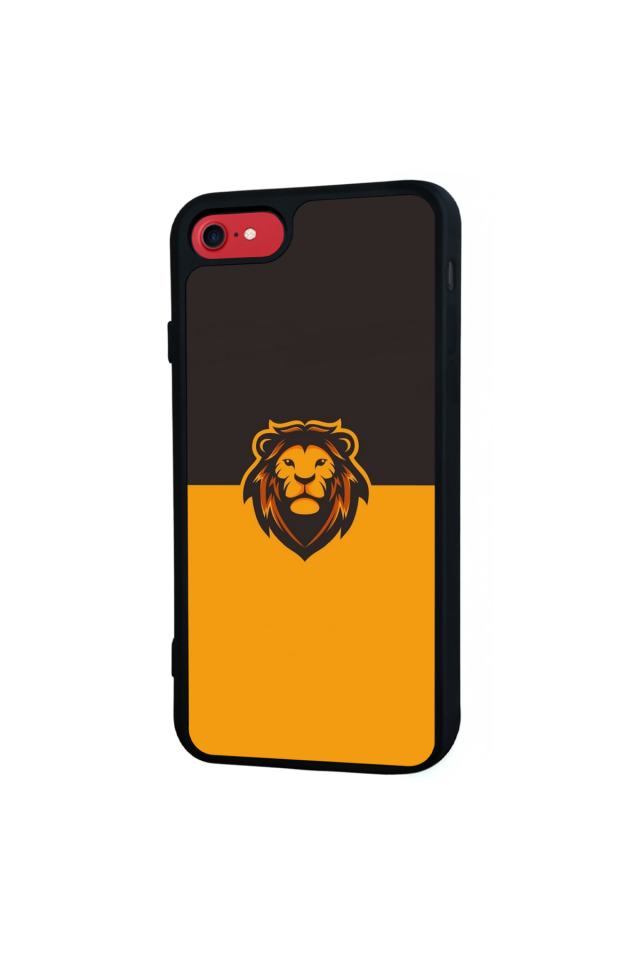 iPhone 8 Uyumlu Aslan Tasarımlı Glossy Premium Kılıf