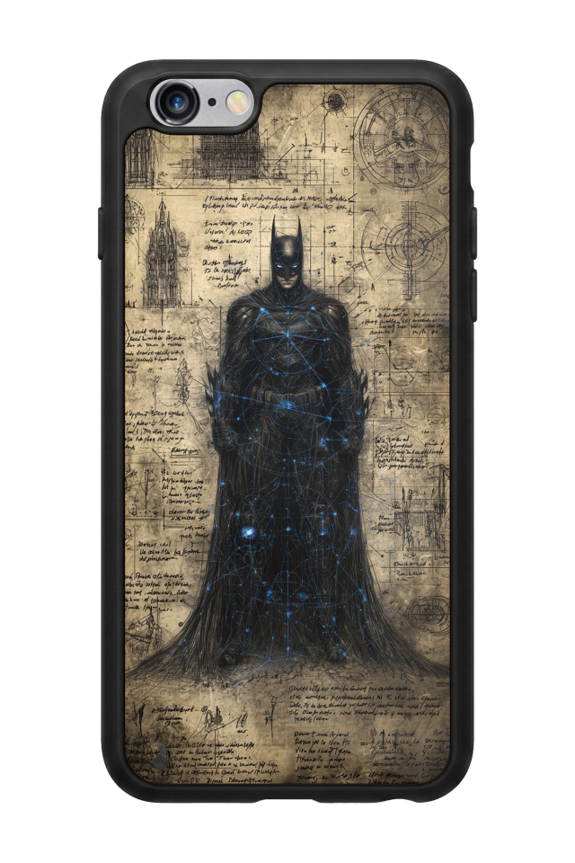 iPhone 6 Plus Uyumlu Batman Tasarımlı Glossy Premium Kılıf