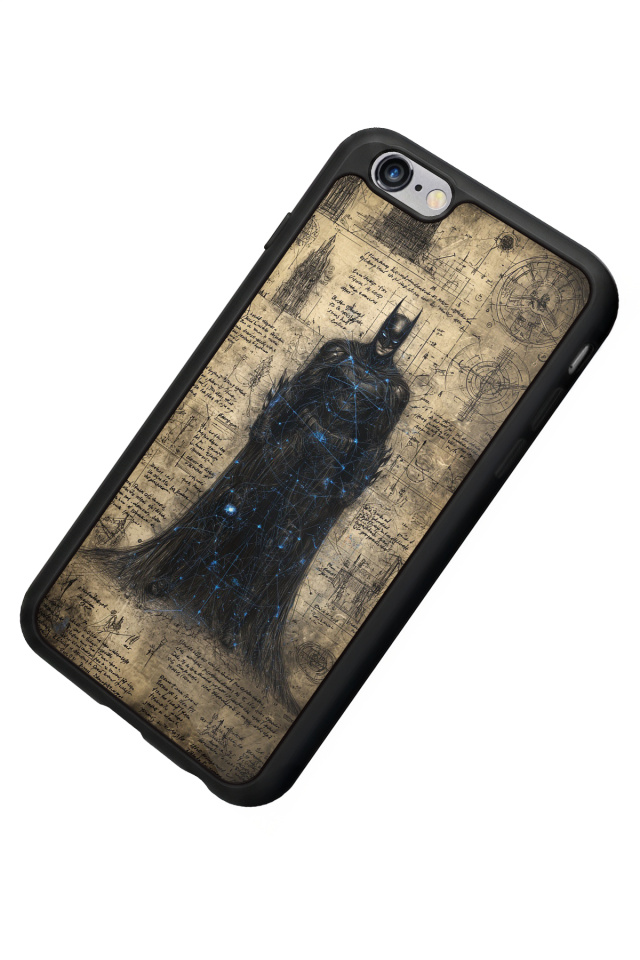 iPhone 6 Plus Uyumlu Batman Tasarımlı Glossy Premium Kılıf