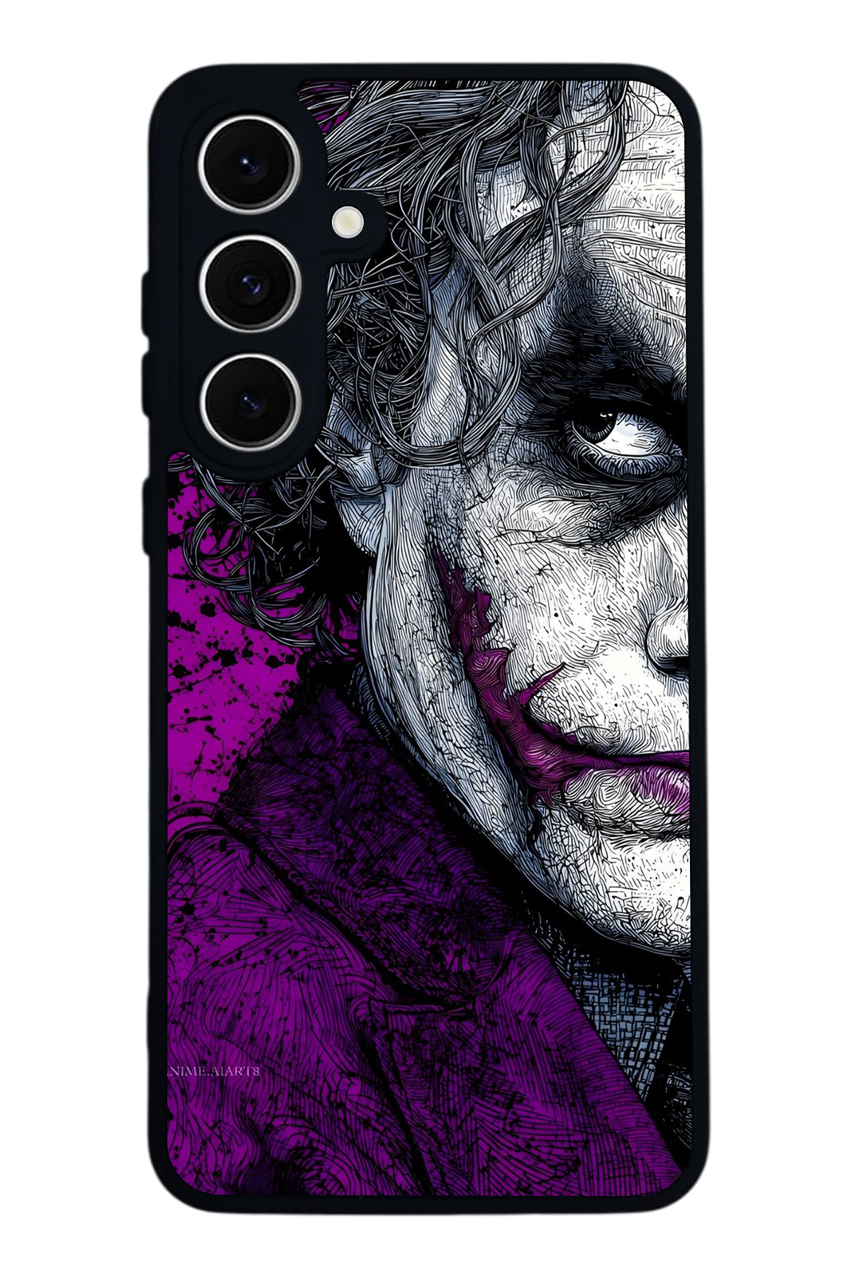 Samsung Galaxy S24 FE Uyumlu Joker Tasarımlı Glossy Premium Kılıf