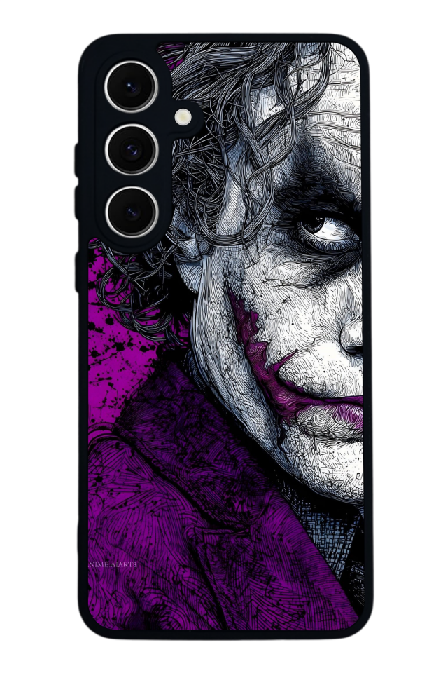Samsung Galaxy S24 FE Uyumlu Joker Tasarımlı Glossy Premium Kılıf