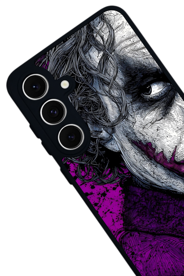 Samsung Galaxy S24 FE Uyumlu Joker Tasarımlı Glossy Premium Kılıf