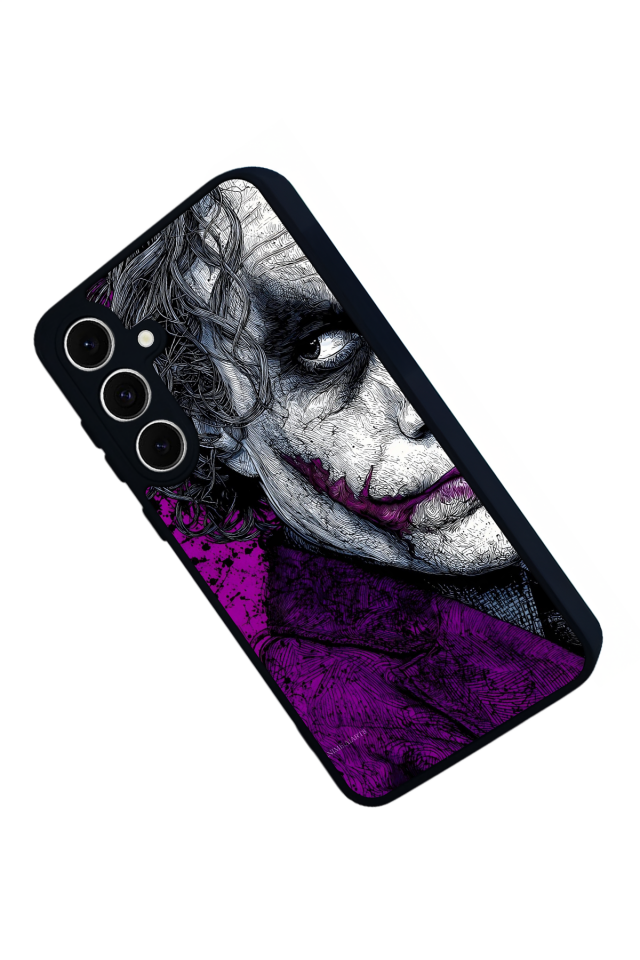 Samsung Galaxy S24 FE Uyumlu Joker Tasarımlı Glossy Premium Kılıf