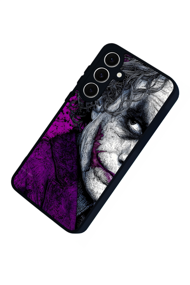 Samsung Galaxy S24 FE Uyumlu Joker Tasarımlı Glossy Premium Kılıf