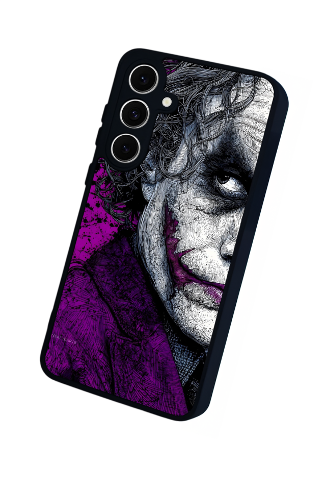 Samsung Galaxy S24 FE Uyumlu Joker Tasarımlı Glossy Premium Kılıf