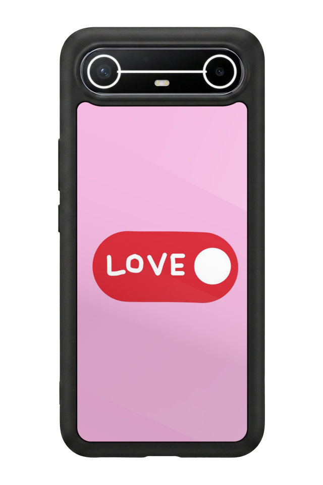 Tecno Spark Slim 5G Uyumlu Kalp Love Tasarımlı Glossy Premium Kılıf