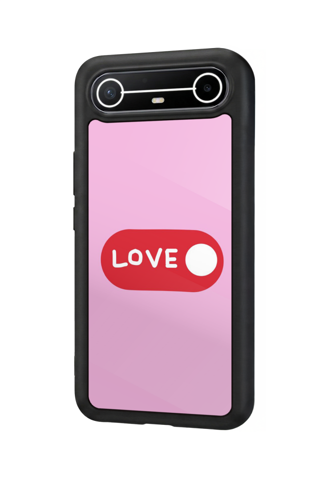 Tecno Spark Slim 5G Uyumlu Kalp Love Tasarımlı Glossy Premium Kılıf