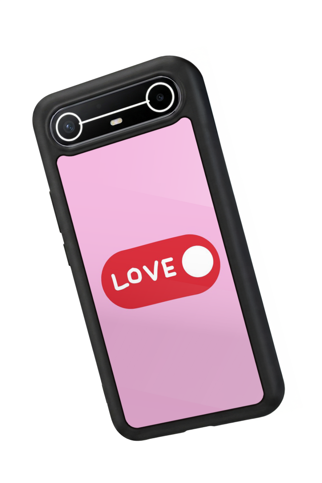 Tecno Spark Slim 5G Uyumlu Kalp Love Tasarımlı Glossy Premium Kılıf