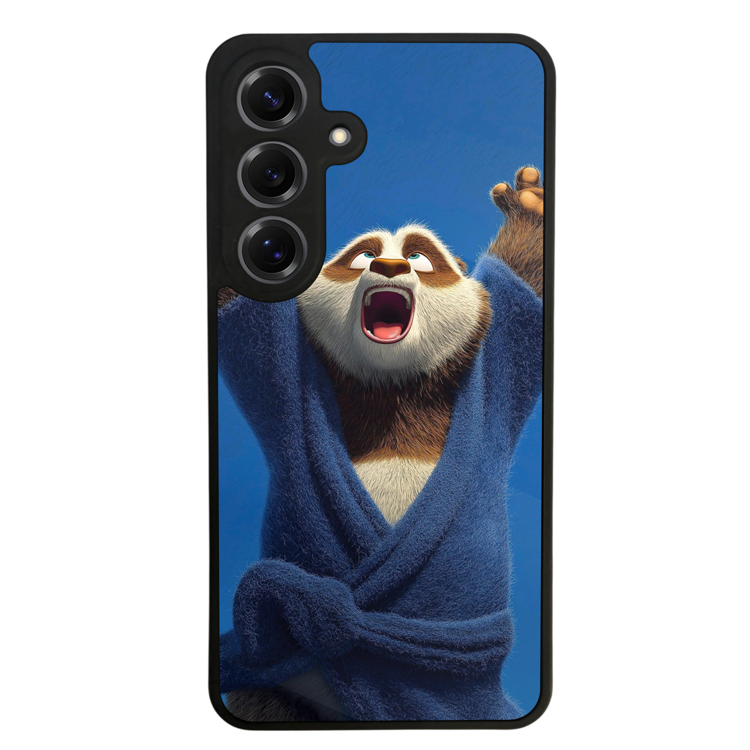 Samsung Galaxy S25 Uyumlu Kung Fu Panda Tasarımlı Glossy Premium Kılıf