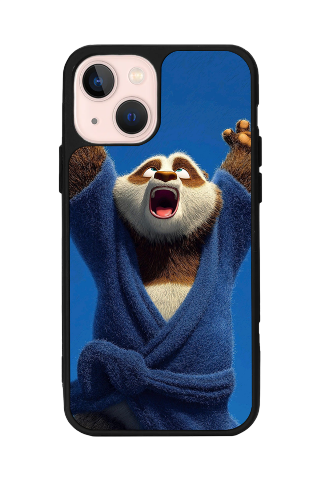 iPhone 13/14 Uyumlu Kung Fu Panda Tasarımlı Glossy Premium Kılıf