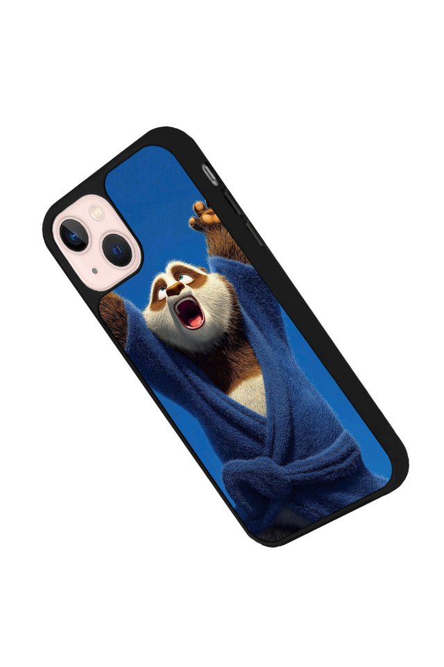 iPhone 13/14 Uyumlu Kung Fu Panda Tasarımlı Glossy Premium Kılıf